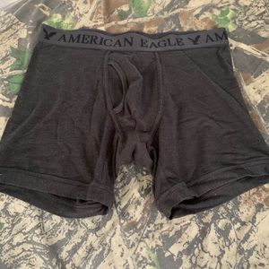 Men’s American Eagle Grey Boxer Briefs, Medium!